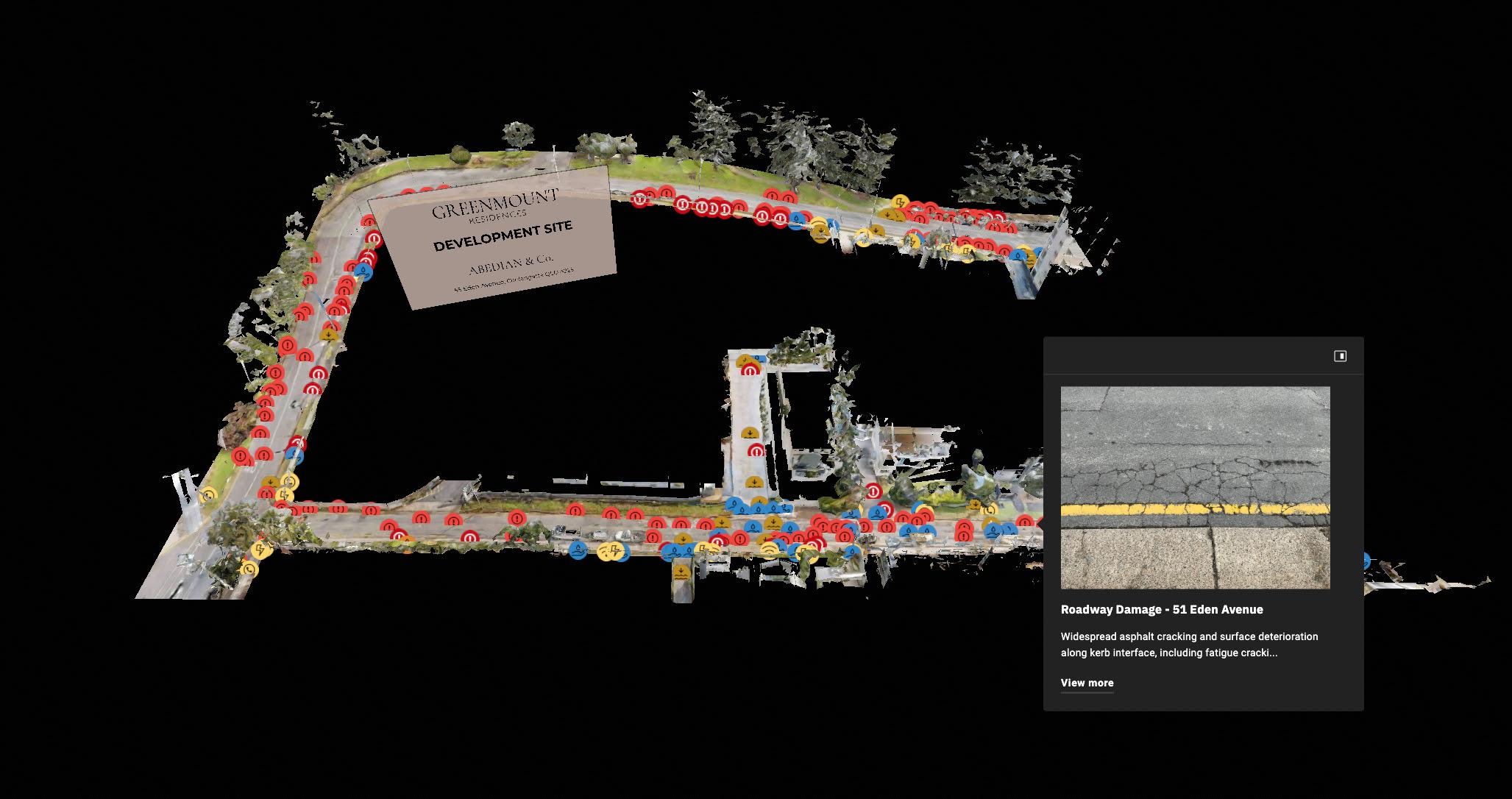 Smart tagged dilapidation inspection
